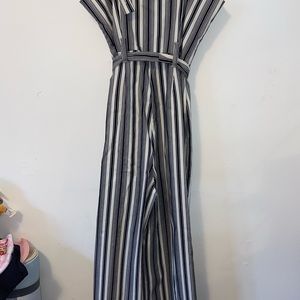 Black and white jumpsuit